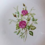 8 assiettes plates Gien modèle "Pompadour"