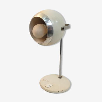 Lampe eyeball blanche luminaire vintage