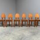 Vintage oak dining chairs by Wasa, 1990s