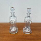 Danish Vintage Kluk Kluk Glass Bottles from Holmegaard, 1970s, Set of 2