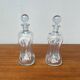 Danish Vintage Kluk Kluk Glass Bottles from Holmegaard, 1970s, Set of 2