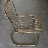 Metal chair wired