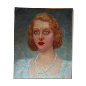 Portrait art-Déco, femme