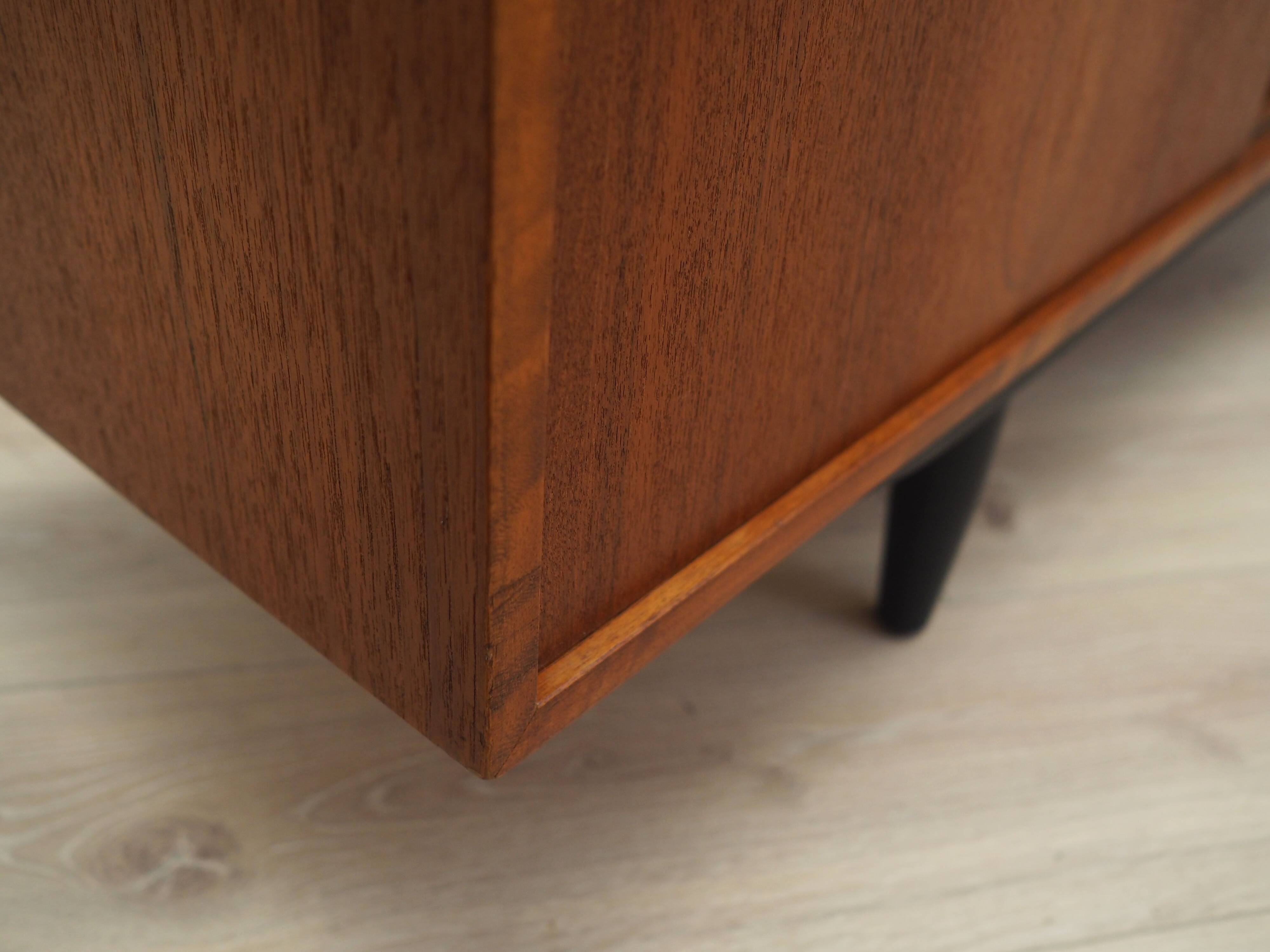 Teak sideboard, Danish design, 1970s, produced in Denmark
