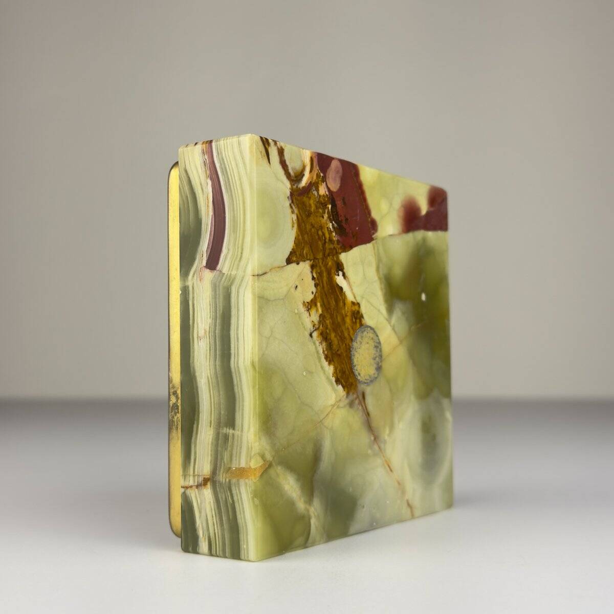 Vintage onyx ashtray, Italy, 1950s