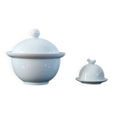 Vintage white porcelain table set