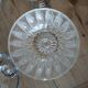 5 antique clear glass cups