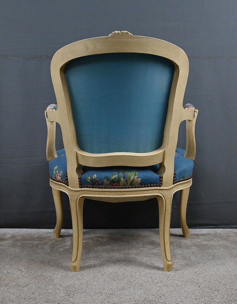 Fauteuil cabriolet, style Louis XV – fin XIXe