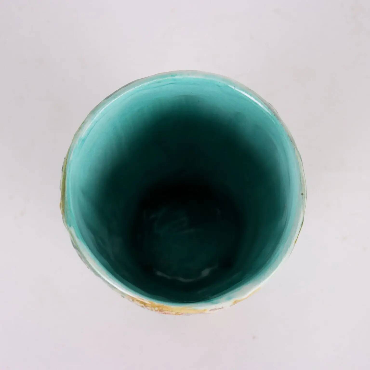 Ancient majolica vase from Tivoli, Italy, 20th century