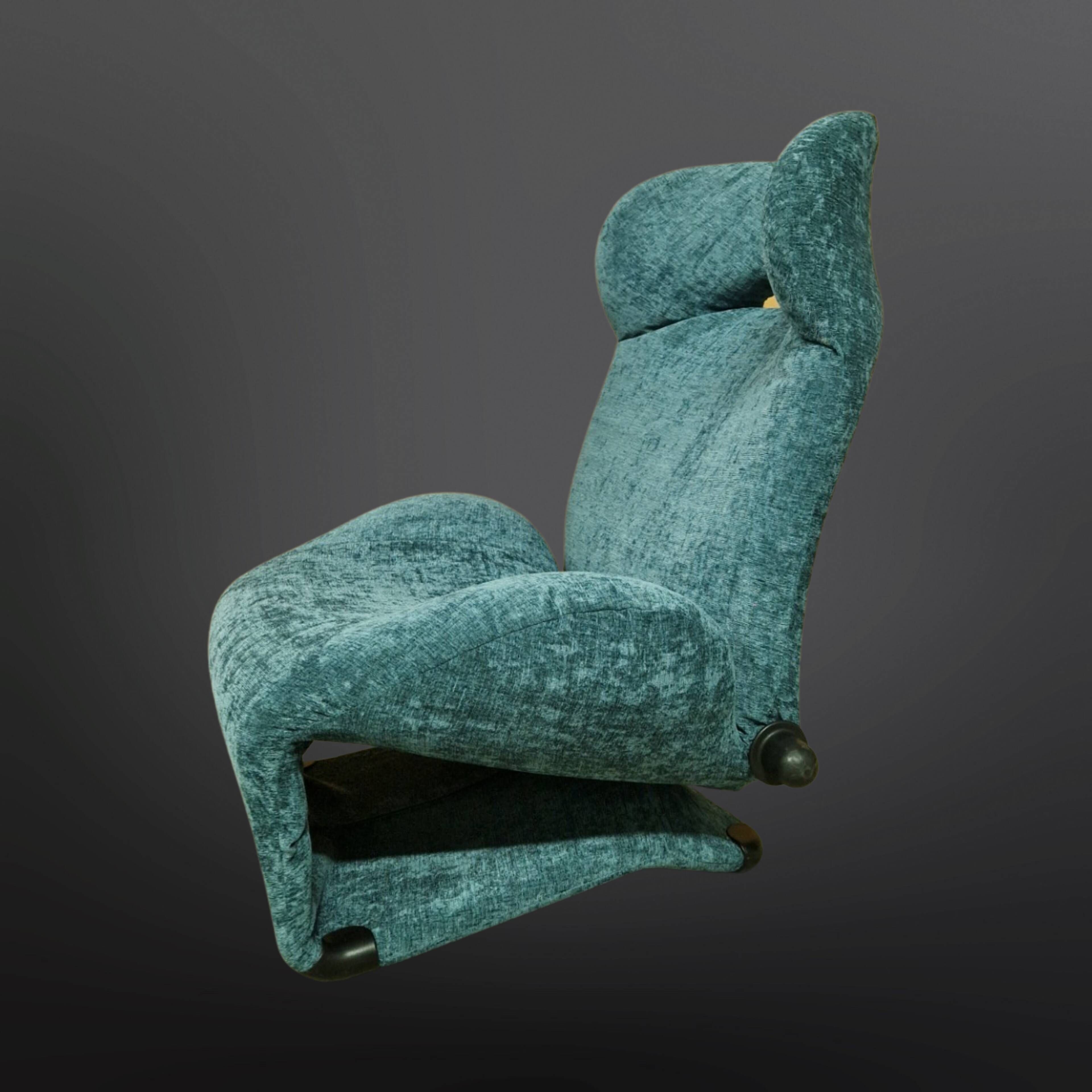 Fauteuil lounge Wink de Toshiyuki Kita pour Cassina Italie 1980