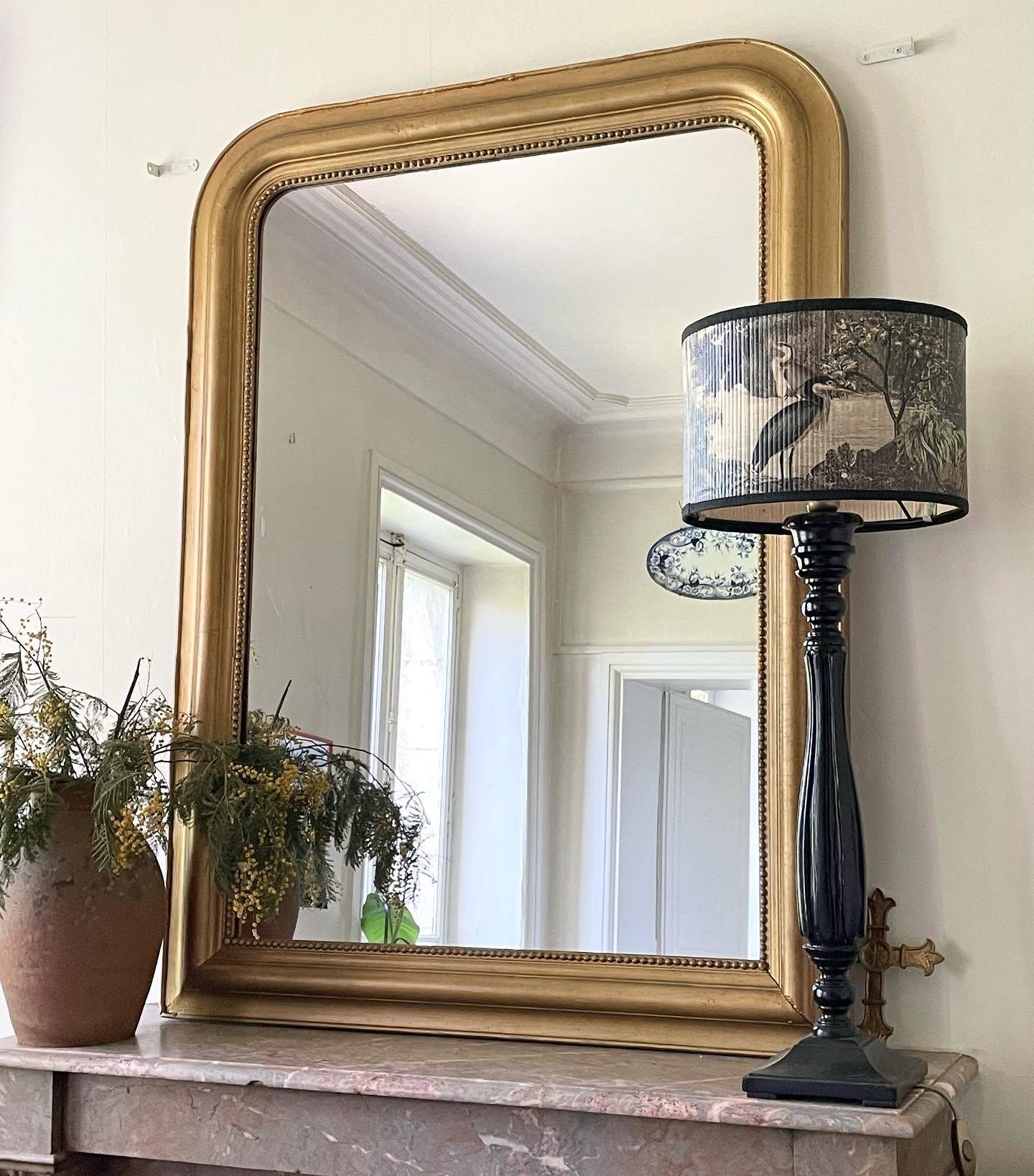 Louis Philippe pearl mirror H120 X W95