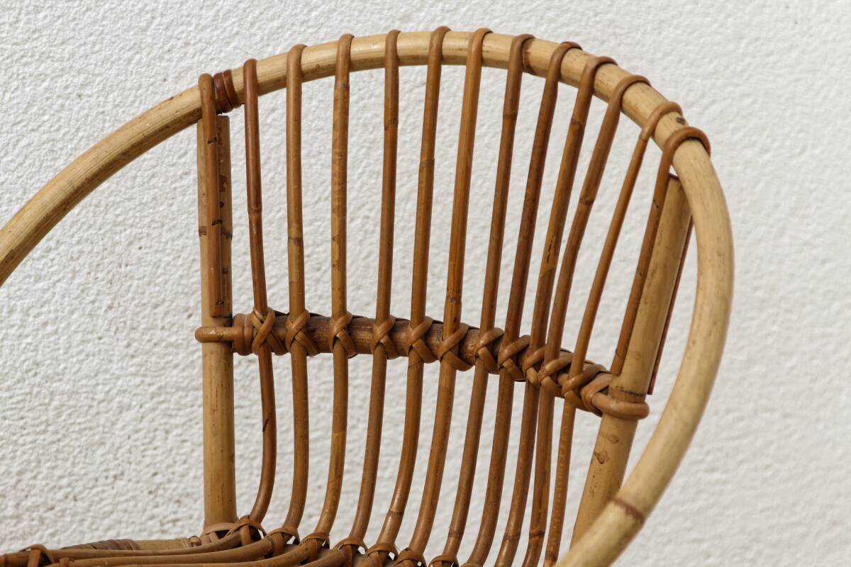 Rattan table and chair for children