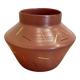 Scandinavian ceramic vase, entirely handmade.