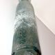 Teal Scavo Glass Bottle Vase attr. to Gino Cenedese, Italy