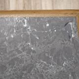 Art Deco bedside table in oak, restored