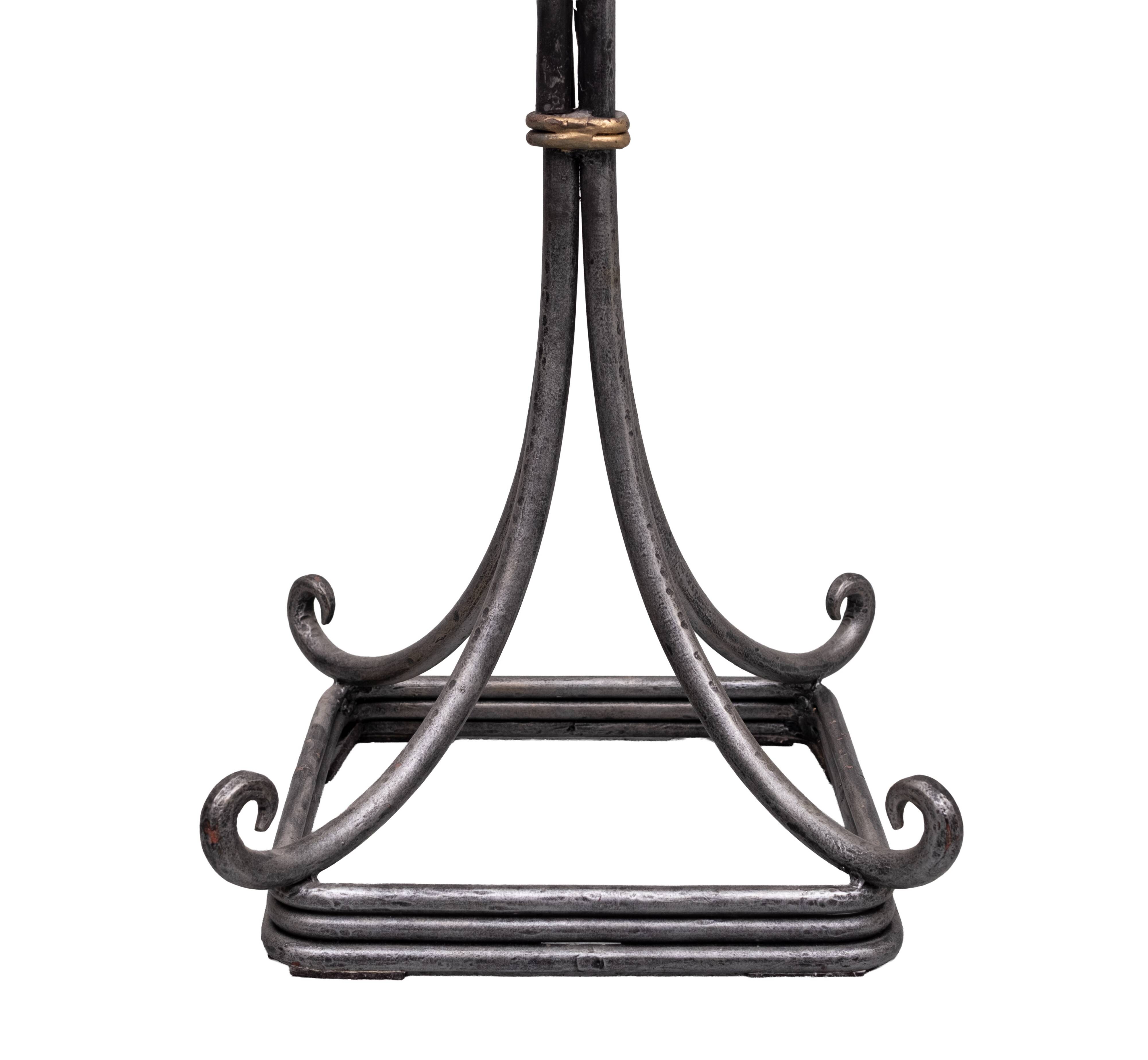 Wrought Iron Candle Stand With Beads Denmark