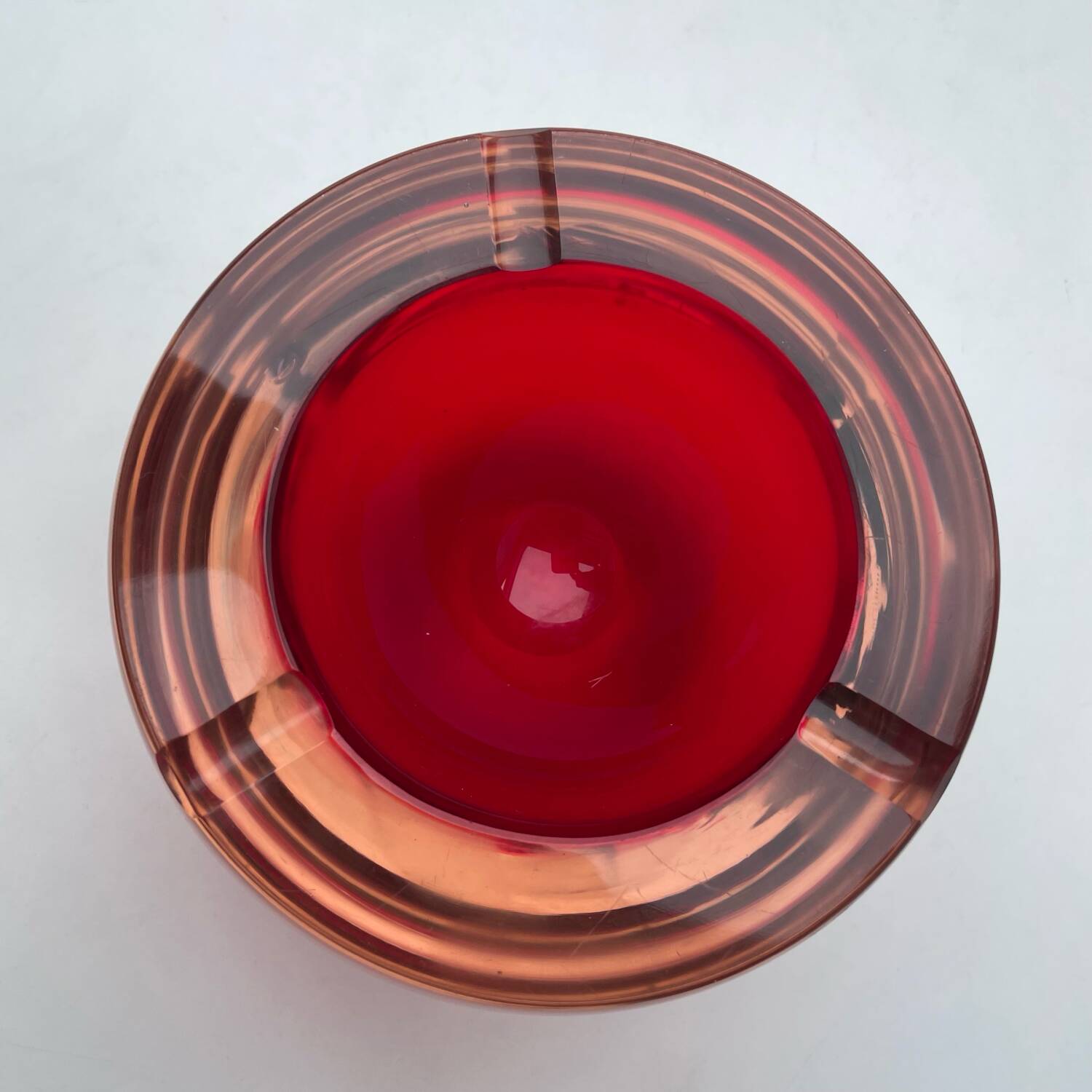 Cendrier lourd Antonio da Ros Cenedese Murano