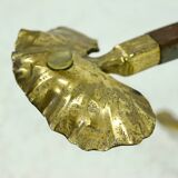 Coffee Table by Manfred Bredohl in Brass and Forged Iron 1970s