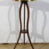 Small Mahogany Pedestal Table, Louis XVI Style – 1900