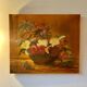 Nature morte au panier de fleurs sauvages signée Mahler XX siècle