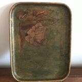 Plateau en bois peint