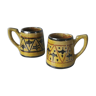 Pair of ceramic mugs