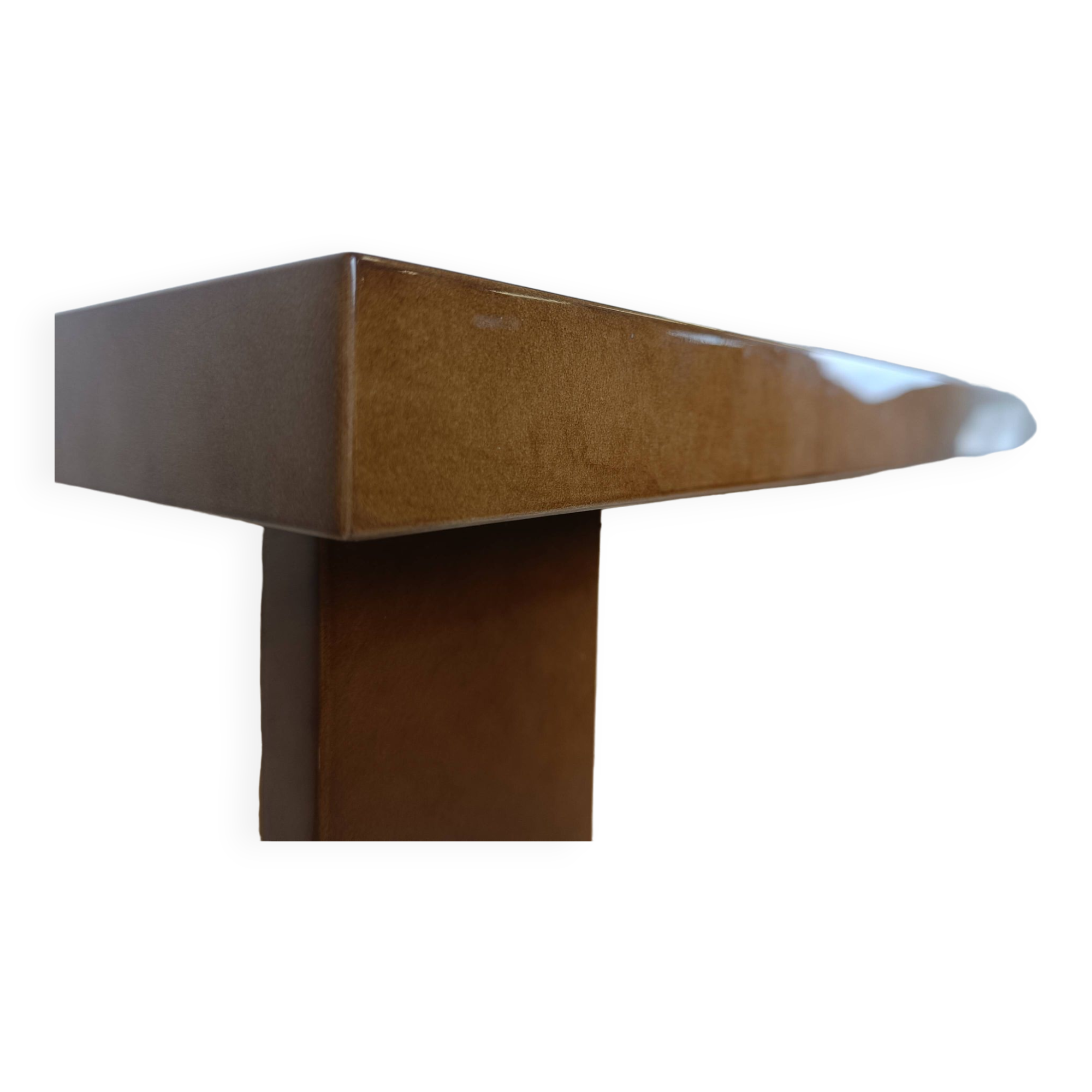 Vintage lacquered goatskin credenza, 1970s