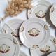 St Amand dessert plates 1970
