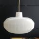 Danish modern mid-century 1950s glass ceiling lamp