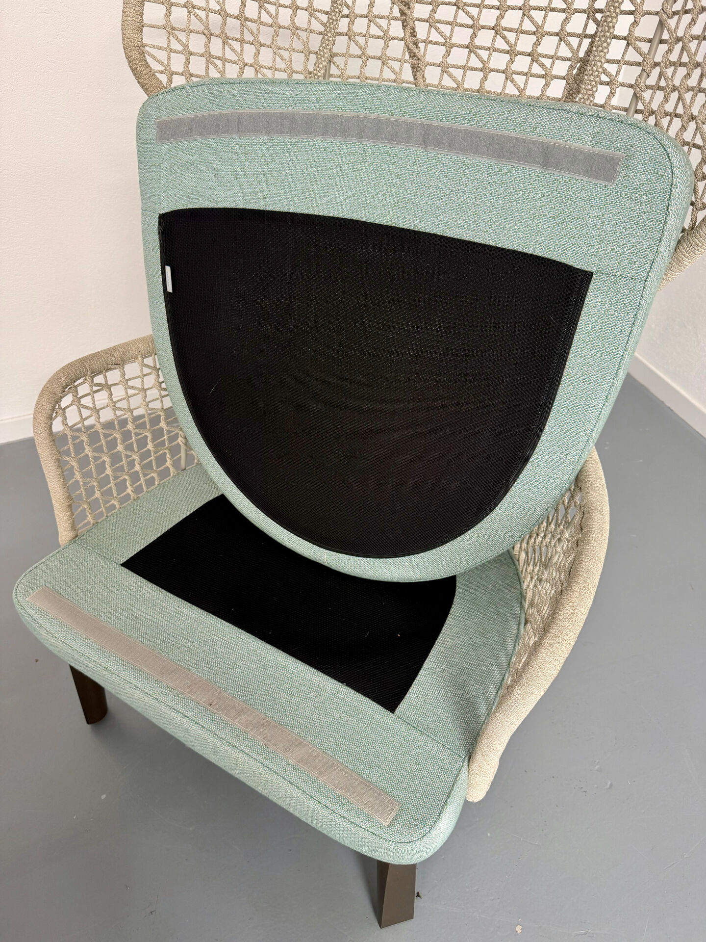 Emma lounge chair, Italian design by Monica Armani for Varaschin.