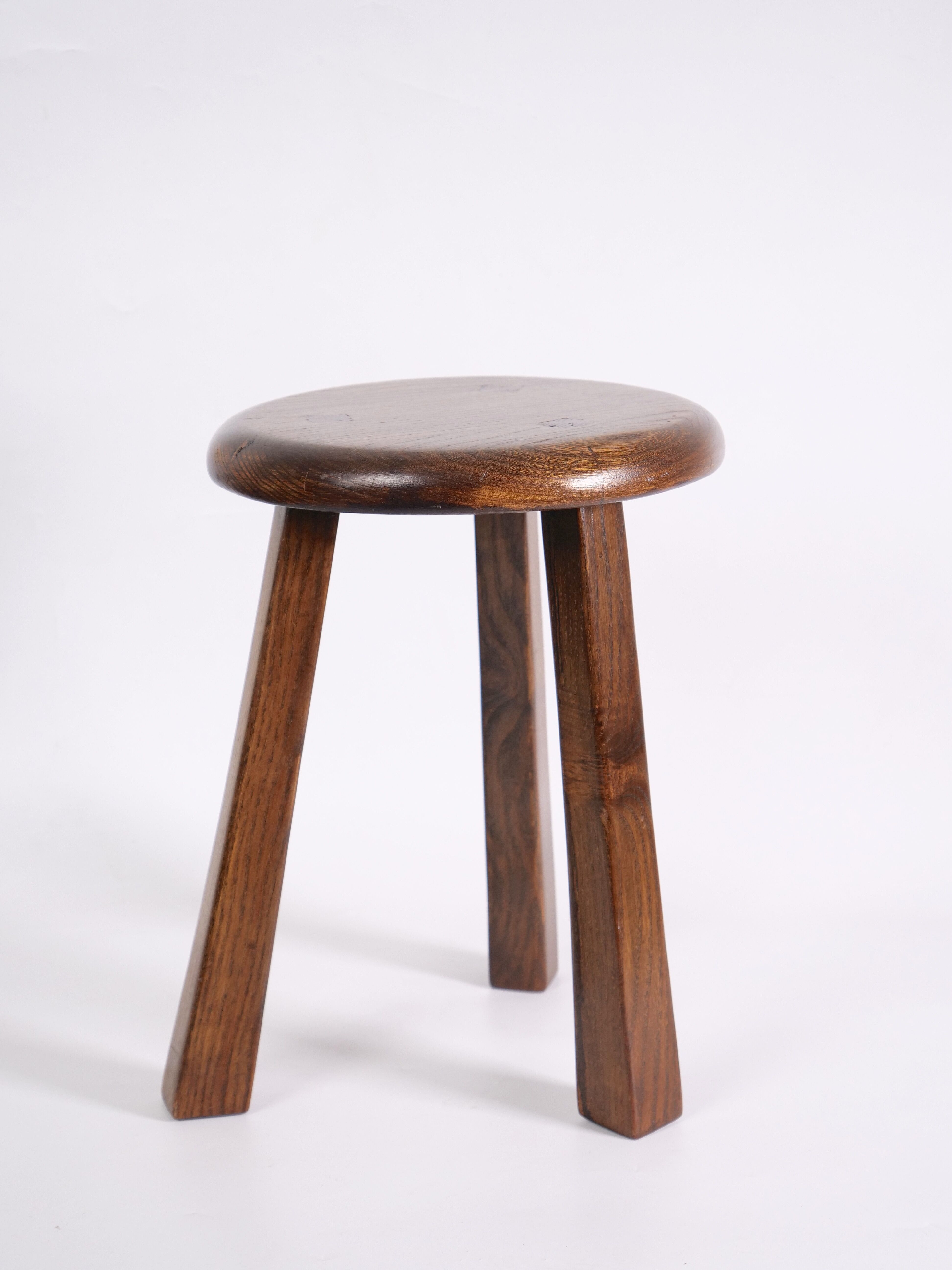 Brutalist tripod stool