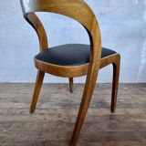 Set of 6 Baumann Gondola bistro chairs in curved wood