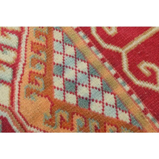 1970s Vintage Turkish Oushak Handmade Wool Cotton Cream Area Rug 172x231