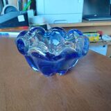 Vintage Murano-style glass ashtray
