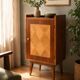 Vintage rosewood and elm buffet 1950