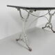 XL Garden table made in Paris, bistro table with granite top