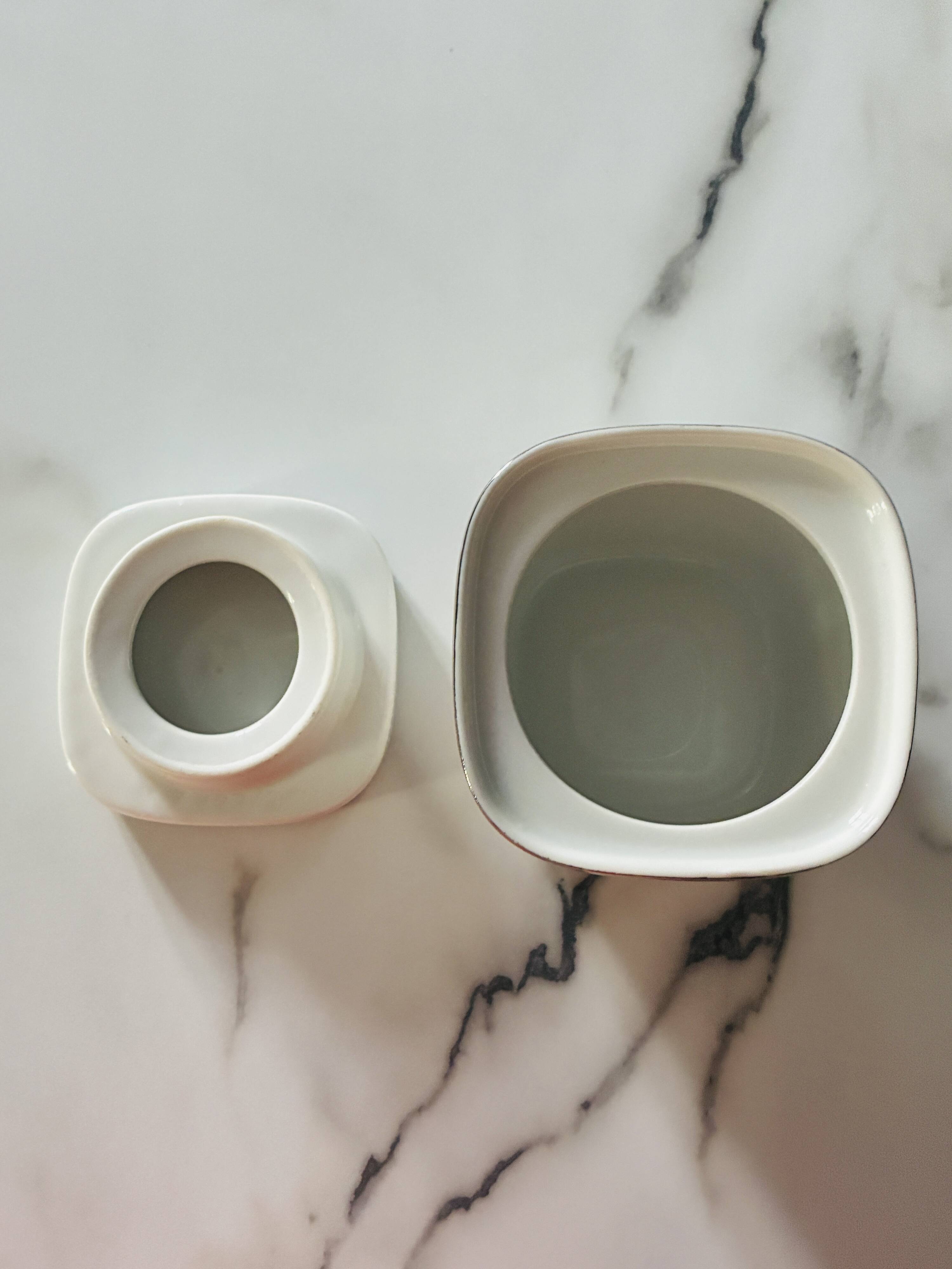 Porcelain sugar bowl Schirnding Bavaria