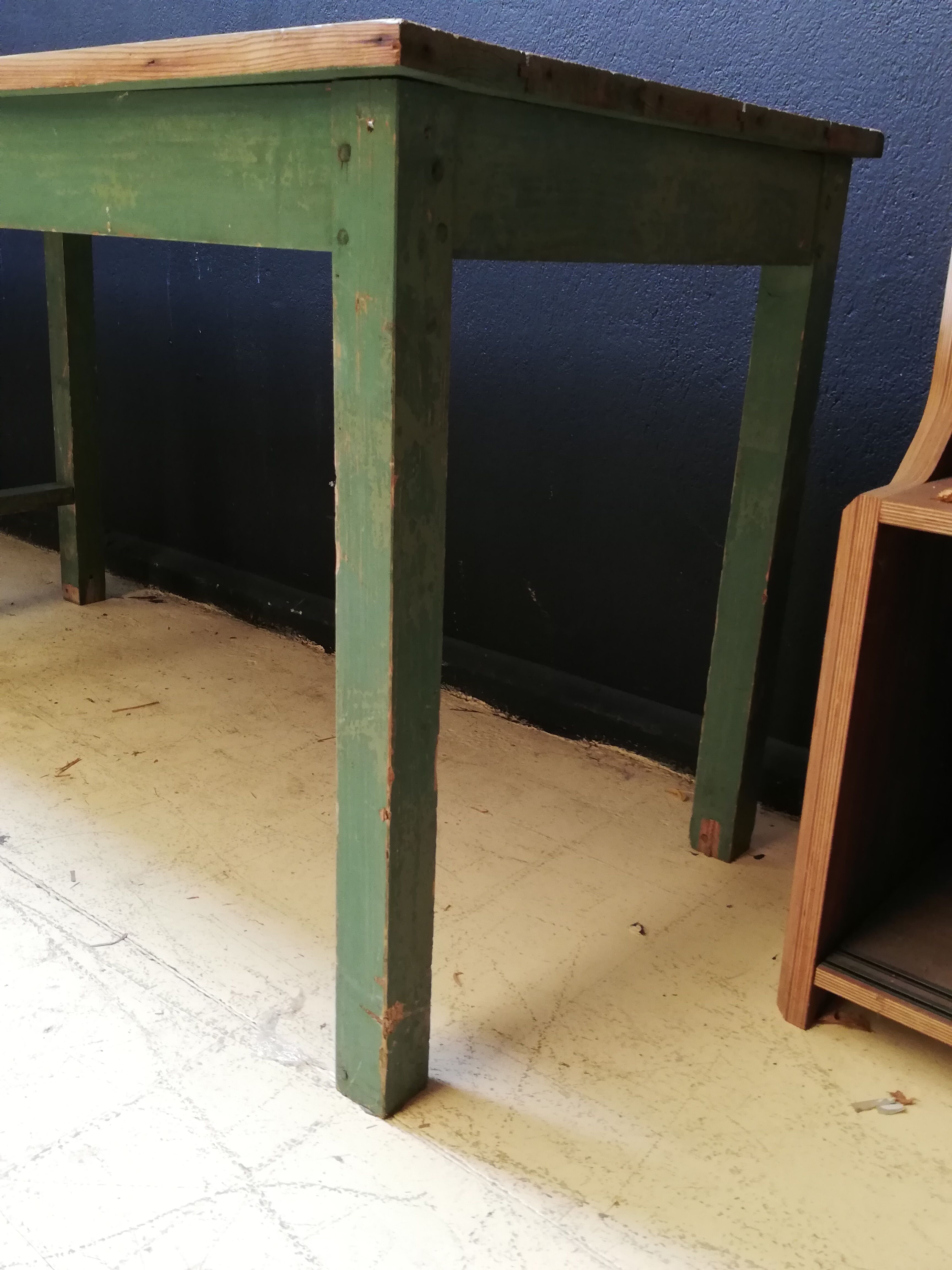 Old draper table 8/10 people, 2,70m