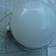 Ceiling lamp opaline ball years 40