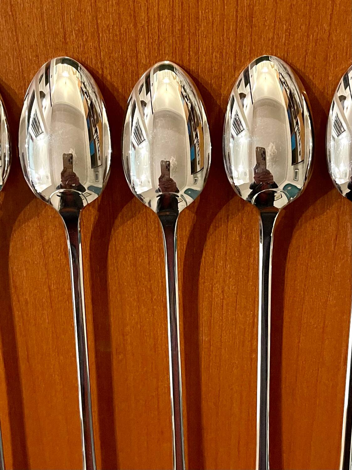 Christofle cluny 12 spoons 19.5 cm cocktail mazagran jam soda new condition