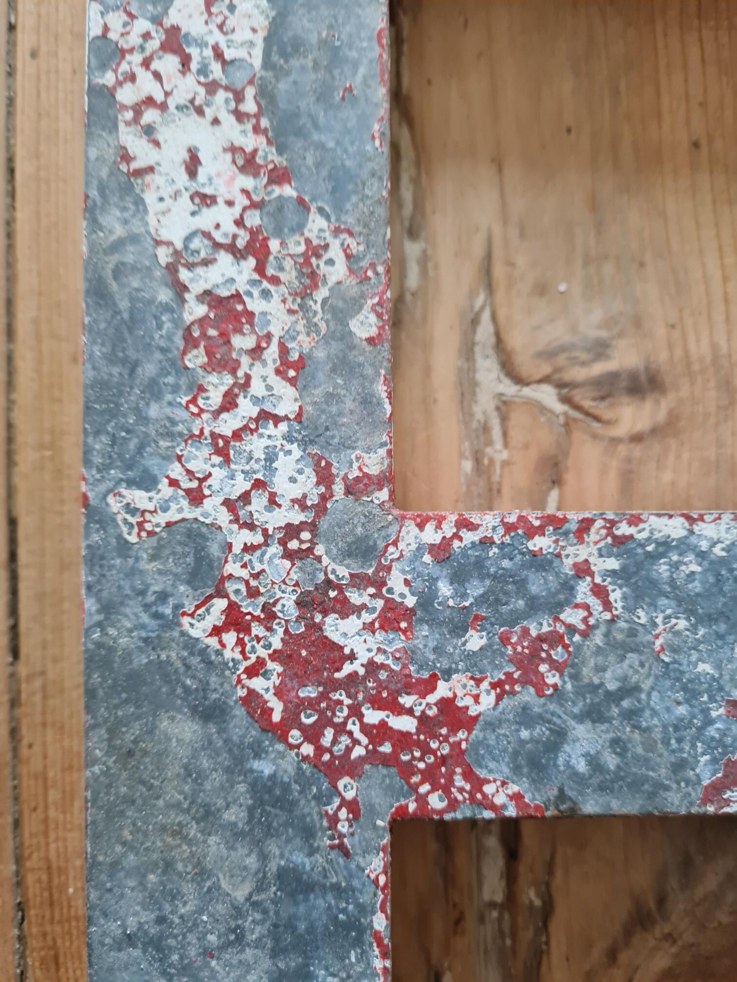 Vintage antique sign letter