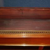 Important empire style planter in mahogany and bronze (202 x 99 cm)