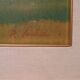 Peinture à l'huile sur toile paysage toscan signé r.venturi