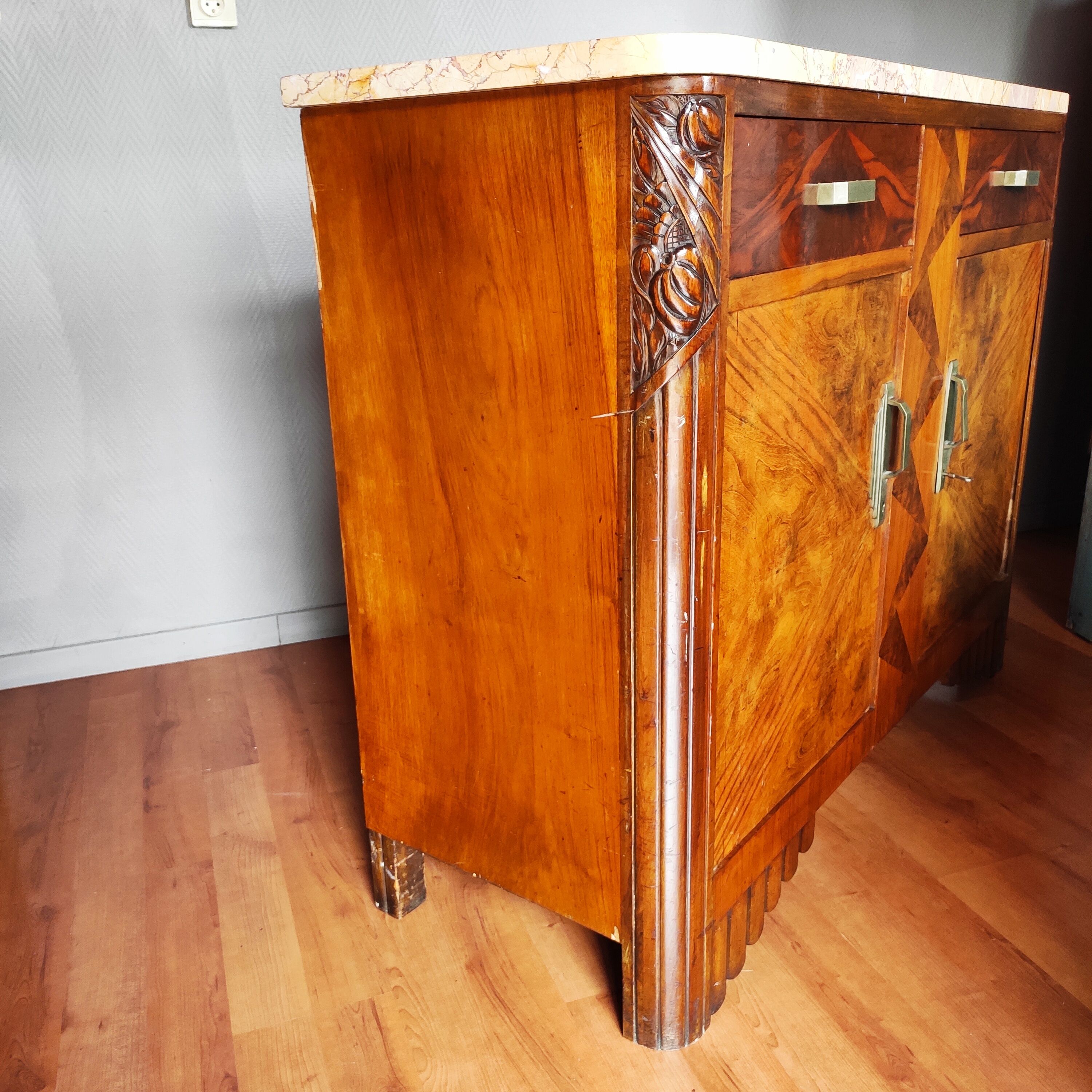 Antique art deco buffet