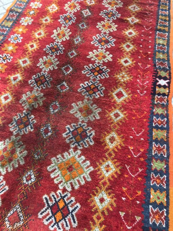 Berber tribal moroccan former carpet 150 x 300 cm