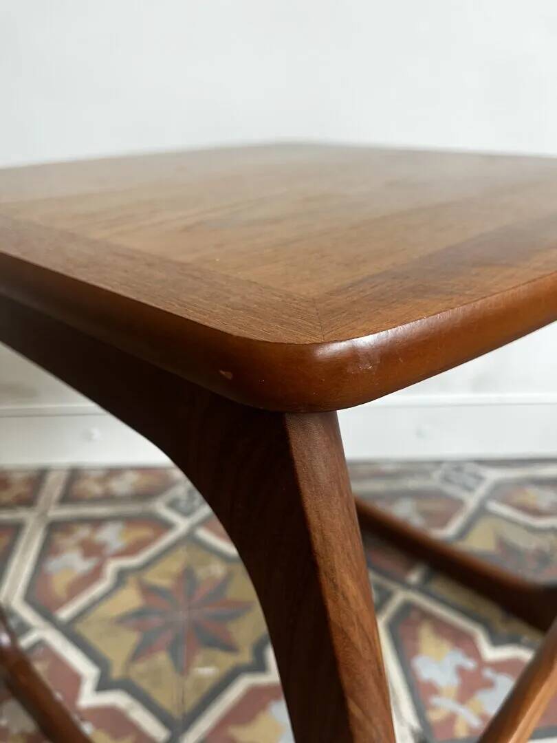 Teak nesting tables – Nathan Furniture, UK