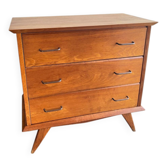 Commode vintage pieds compas