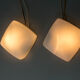 Set of two flush mounts or wall lamps, czechoslovakia, 1960s