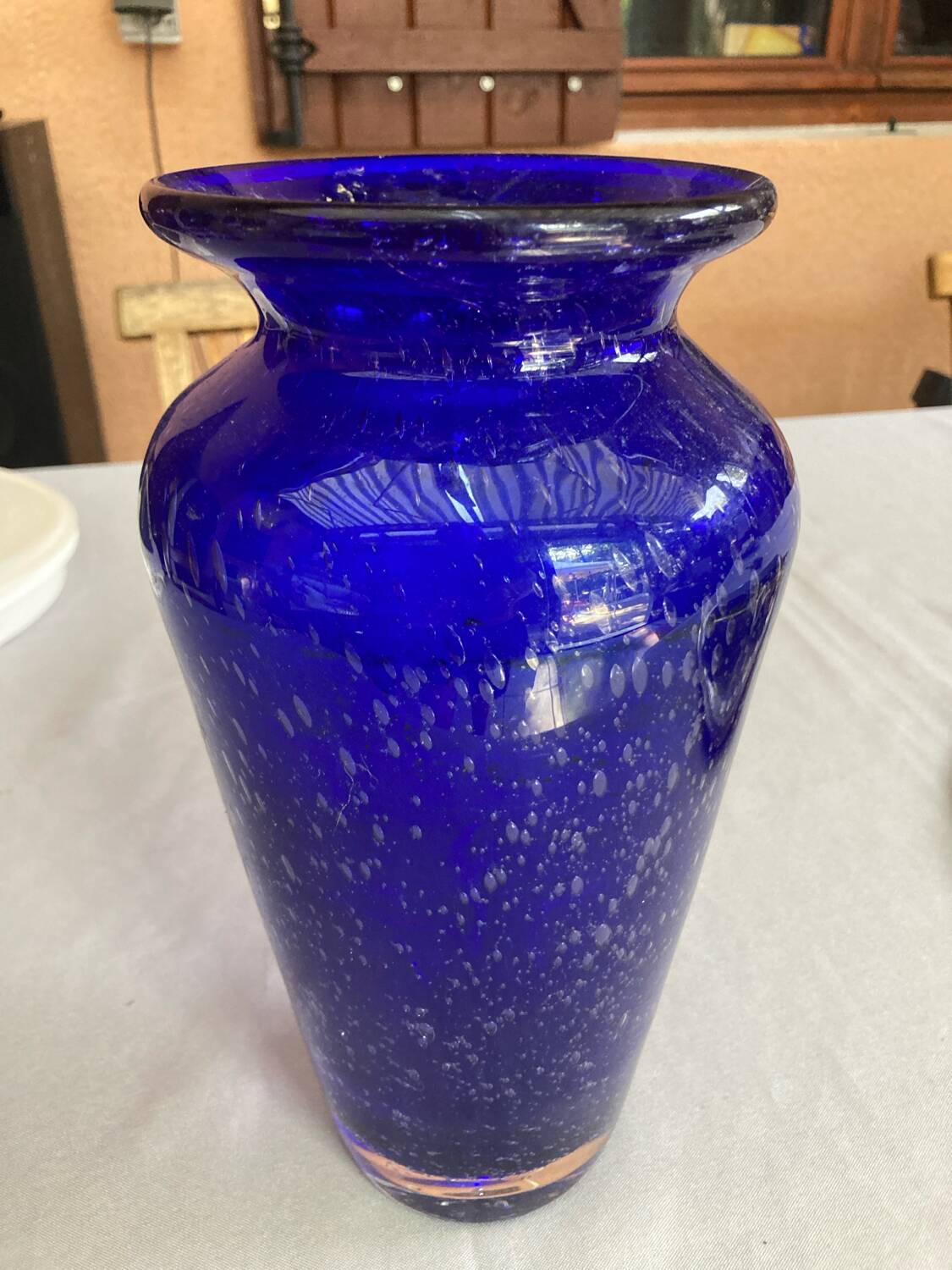 Blue vase