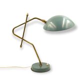 Light blue table lamp, France 1960s